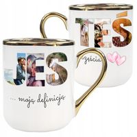 KUBEK Z TWOIM WŁASNYM NADRUKIEM FOTO ZDJĘCIEM NAPISEM LOGO NA PREZENT