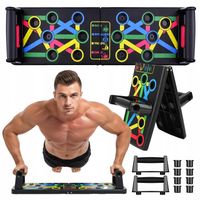 DESKA UCHWYTY DO POMPEK ĆWICZEŃ POMPKI PUSH 14w1 WIELOFUNKCYJNA