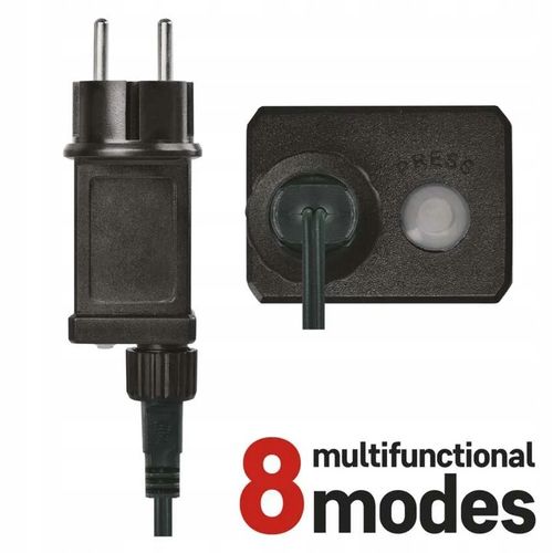 Lampki choinkowe LED szyszki 50 LED 9,8 m ciepła biel 8 programów IP44 EMOS na Arena.pl