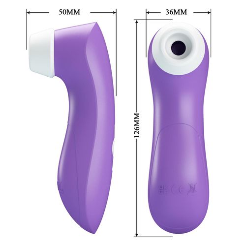 kompaktowy stymulator ssący breezer romance fioletowy na Arena.pl