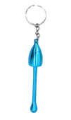 Fajka Metalowa Składana w Formie Breloka Mini do Kluczy Błękitna