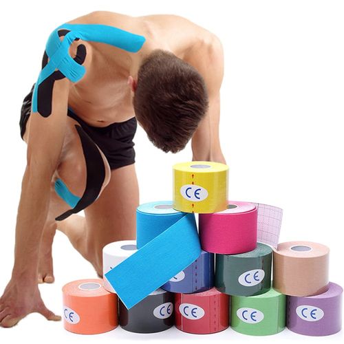 KINESIOTAPING KINESIO PLASTRY TEJPY TAPE TAŚMA 5M na Arena.pl