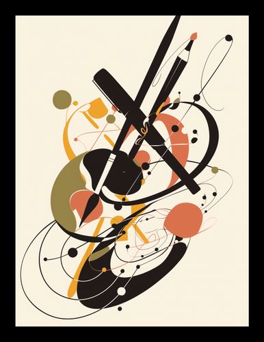 Plakat 15x20cm Abstrakcyjny Rapsod na Arena.pl