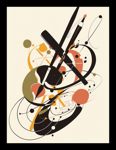 Plakat 15x20cm Abstrakcyjny Rapsod zdjęcie 2