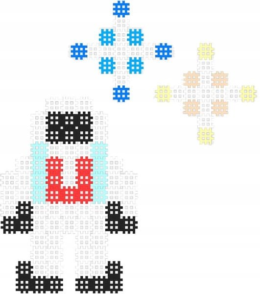 Micro Waffle Astronauta i gwiazdy Marioinex - obraz puzzle 150 elementów zdjęcie 7