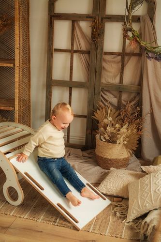 Bujak Montessori + Ścianka + Zjeżdżalnia +Poduszka RÓŻNE KOLORY Certyfikat na Arena.pl