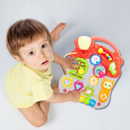 CHODZIK PCHACZ INTERAKTYWNY STOLIK EDUKACYJNY PANEL 5w1 DLA DZIECI na Arena.pl