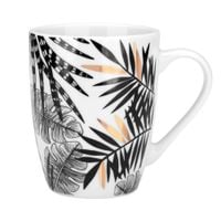 Kubek porcelanowy z uchem 360 ml z nadrukiem na prezent do kawy herbaty