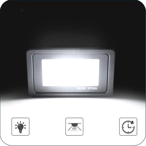 HALOGEN Z CZUJNIKIEM NAŚWIETLACZ LAMPA LED 50W 4500lm IP66 NEUTRALNY na Arena.pl