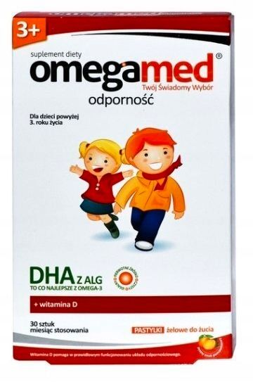 Omegamed Odporność 3+ DHA Witamina D 30 pastylek zdjęcie 2