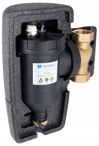 SEPARATOR FILTR ODMULNIK ZANIECZYSZCZEŃ MAGNETYCZNY INSTALACJI CO ADS160 1" na Arena.pl