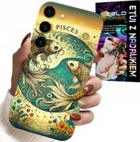 ETUI DO SAMSUNG GALAXY S23 - ZNAK ZODIAKU, RYBA ASTRONOMIA + FOLIA