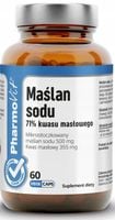 PHARMOVIT MAŚLAN SODU 60k KWAS MASŁOWY JELITA IBS 71% KWASU MASŁOWEGO