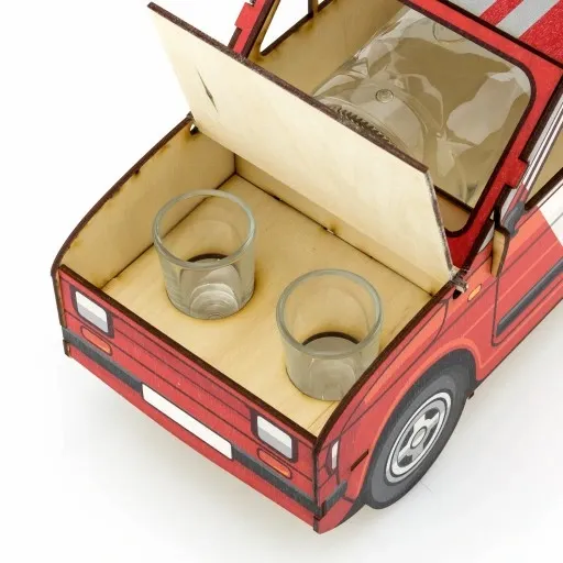 Wódowóz MALUCH kieliszki PREZENT urodziny 30 40 50 stojak na flaszkę + imię zdjęcie 5