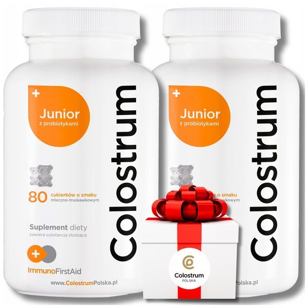 Colostrum dla dzieci junior probiotyk witaminy C cynk odporność kości zdjęcie 1