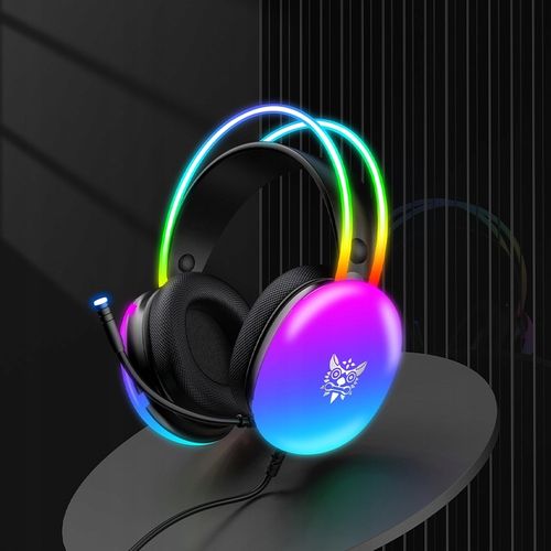 ONIKUMA X25 SŁUCHAWKI GAMINGOWE NAUSZNE PRZEWODOWE Z MIKROFONEM DO PC RGB na Arena.pl
