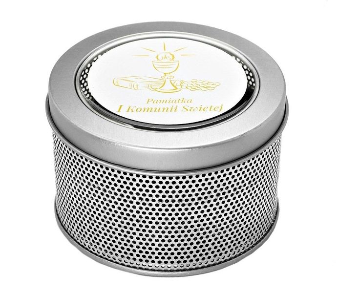 PUDEŁKO METALOWE I Komunia Święta z otworkami zdjęcie 1