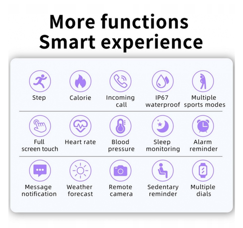 Smartwatch ZL02D różowy na Arena.pl