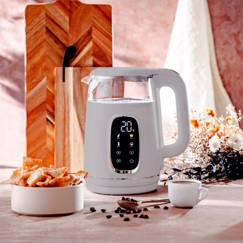 Czajnik Elektryczny 2200W Szklany beżowy Panel LED Mocny Camry CR1383 na Arena.pl