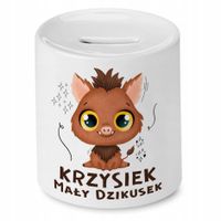 Skarbonka 330 Ml Dla Krzyśka Syna Dziecka Prezent Z Nadrukiem Ze Zdjęciem