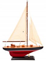 Drewniany Model Jachtu Żaglowego - F1705