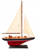 Drewniany Model Jachtu Żaglowego - F1705