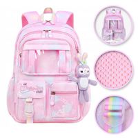 plecak rainbow sweet szkolny uniwersalny kieszonki z maskotką pl159r