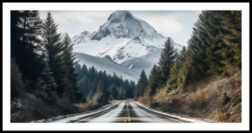 Plakat 91,3x44,5cm Odważna Podróż na Arena.pl