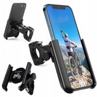 MOCNY ALUMINIOWY UCHWYT ROWEROWY NA TELEFON MOTOCYKL KIEROWNICĘ