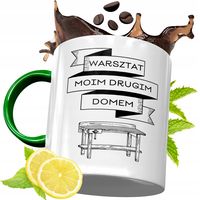 Kubek Zielony Dla Stolarza Na Urodziny Prezent Z Nadrukiem Ze Zdjęciem