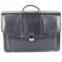 559 Teczka męska 3-komorowa - powiększona - granat