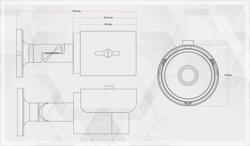 KAMERA MONITORINGU 2MPX 3,6mm IR30m FULL HD IP66 AHD CVI CVBS NA KONCENTRYK na Arena.pl