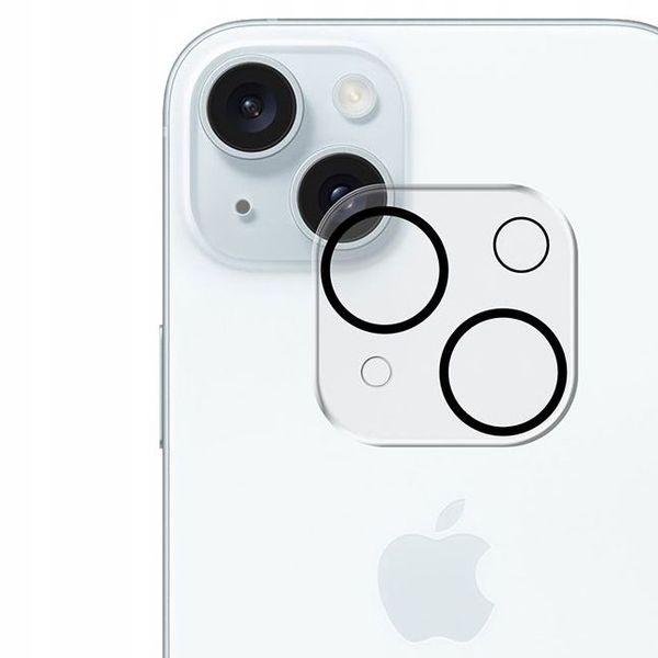 Osłona na aparat 3mk Lens do Apple iPhone 15/ 15 Plus nakładka szkło zdjęcie 2