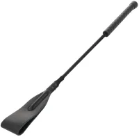darkness skorzany bat krotki 45 cm czarny - solidna rączka
