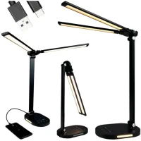 Lampa Biurkowa LED Podwójna MOCNA 8W + CCT BARWA