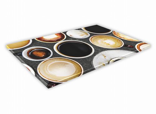 SZKLANA DESKA KUCHENNA 30x20 28a Filiżanki kawy na Arena.pl