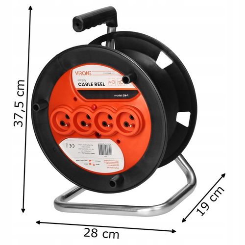 BĘBEN PUSTY ZWIJAK NAWIJAK KABLA PRZEWODU PRZEDŁUŻACZA DO 50M 4x na Arena.pl