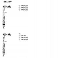 BRE229AA200 PRZEWODY WYS. NAP. VW 2,8