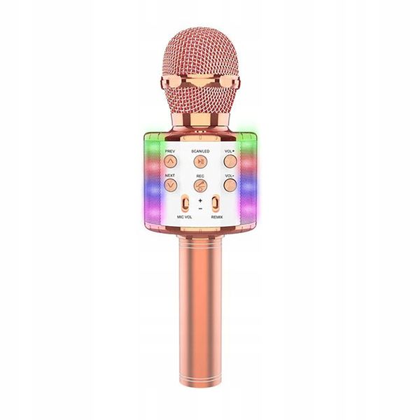MIKROFON BEZPRZEWODOWY BLUETOOTH KARAOKE GŁOŚNIK zdjęcie 2