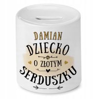 Dla Damiana Skarbonka Na Urodziny Na Prezent Z Nadrukiem Ze Zdjęciem