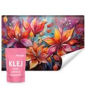 FOTOTAPETA Kolorowe Kwiaty Abstrakcja Styl Retro Do Salonu 315cm x 210cm
