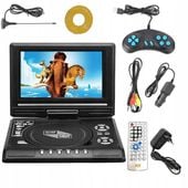 PRZENOŚNY ODTWARZACZ DVD TELEWIZOR 7,8" DOMOWY SAMOCHODOWY ODTWARZACZ DVD
