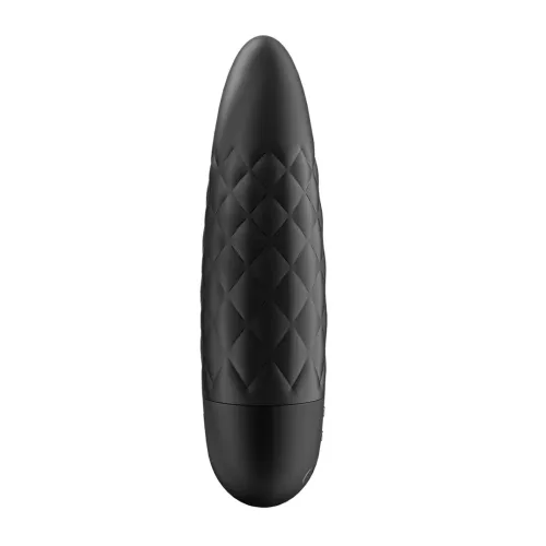 satisfyer power bullet 5 czarny - kompaktowy model z teksturą na Arena.pl