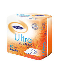CARIN Podpaski higieniczne ULTRA WINGS - 10 szt