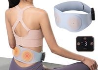MASAŻER LUMBAGO PRĄDY EMS DYSKOPATIA GRZANIE termofor BÓL MENSTRUACYJN