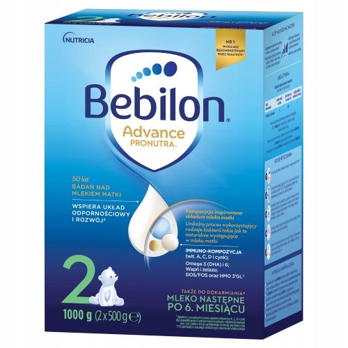 Bebilon 2 Pronutra Advance proszek - 1000 g zdjęcie 1