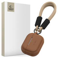 TECH-PROTECT SILICONE ROPE APPLE AIRPODS PRO 1 / 2 CHOCOLATE BROWN