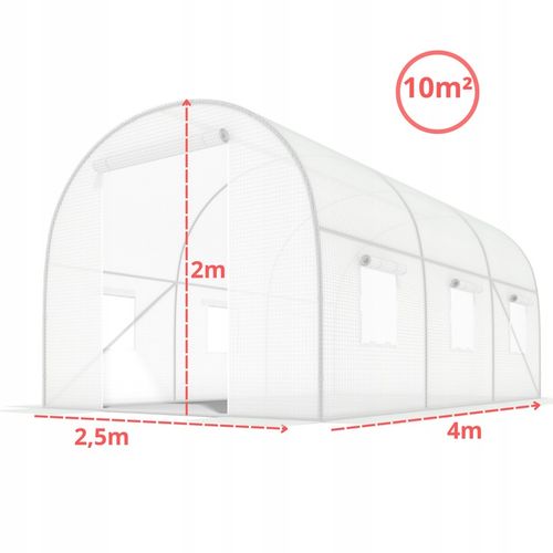 FOLIA ZAMIENNA NA TUNEL FOLIOWY FOLIAK 4x2,5m 10m2 na Arena.pl
