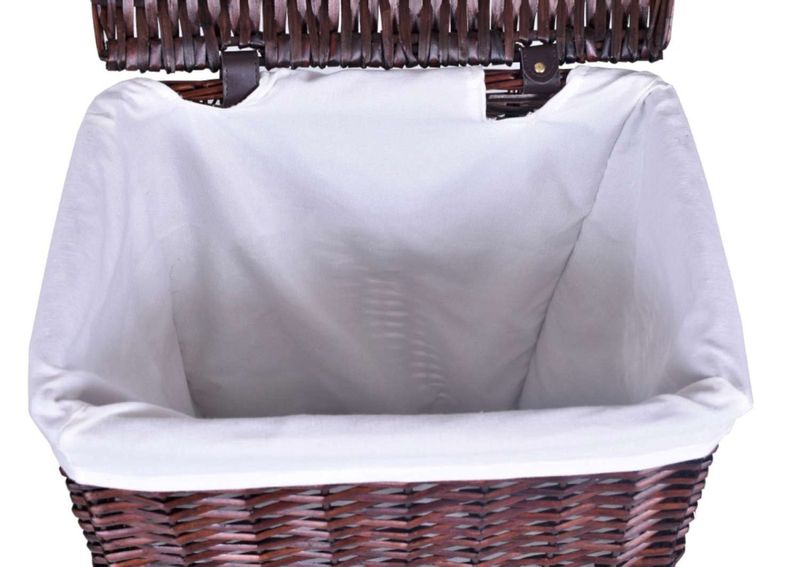 Kosz wiklinowy brązowy 72 L zdjęcie 6