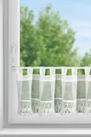 Zazdrostka 150X30 cm Roxana biała na szelkach gipiura frędzle